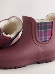 Burgundy Red Chelsea Wellies - Image 4 of 5