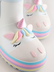 White Unicorn Chelsea Wellies - Image 3 of 5