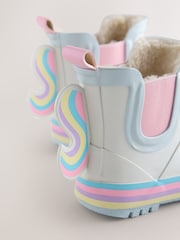 White Unicorn Chelsea Wellies - Image 4 of 5