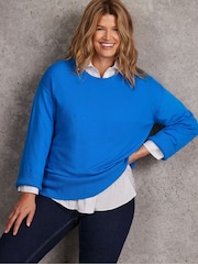 Live Unlimited Seam Detail Round Neck Jumper - Imagen 1 de 4