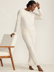 Lands' End Ribbed Velour Cosy Lounge Set - Imagen 3 de 4