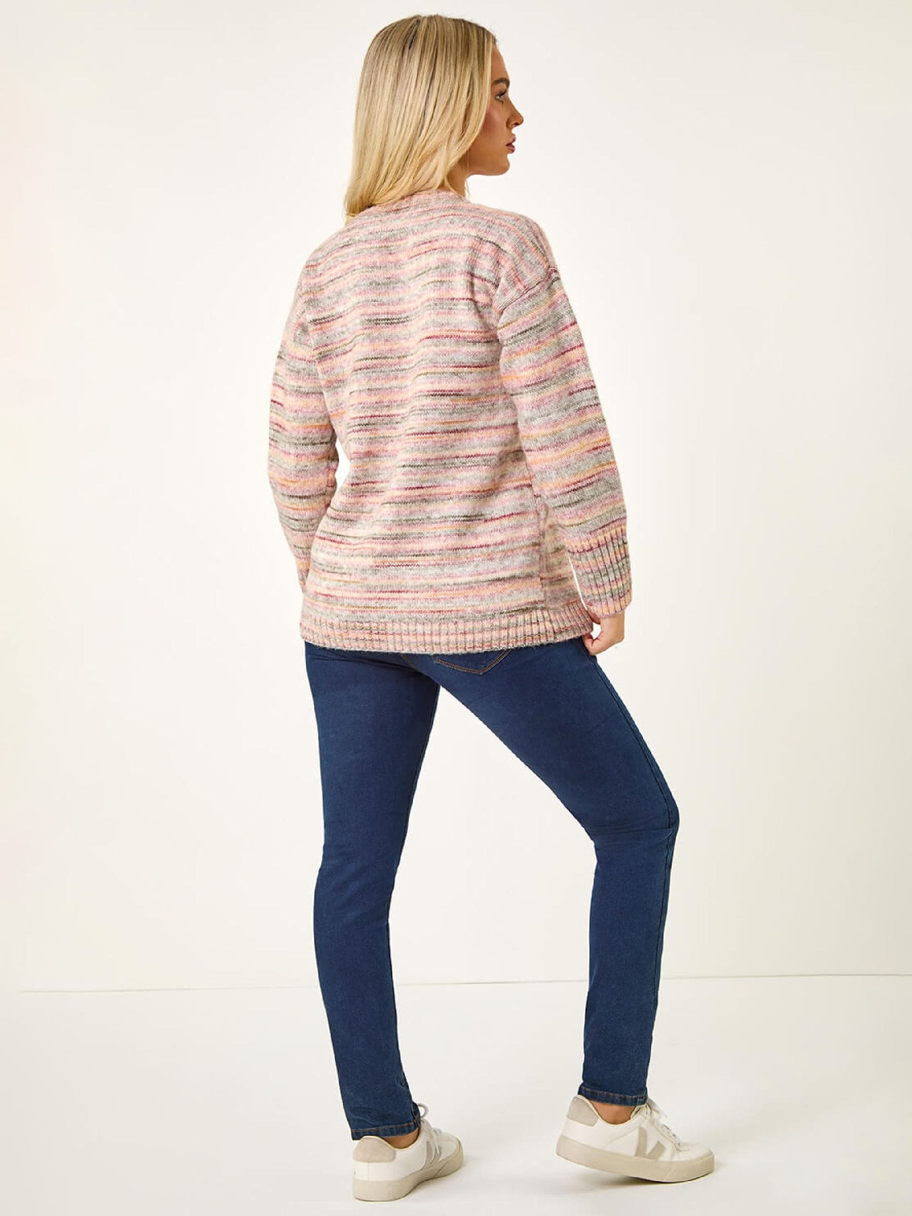Buy Roman Light Pink Petite Space Dye Knit Jumper from Next USA