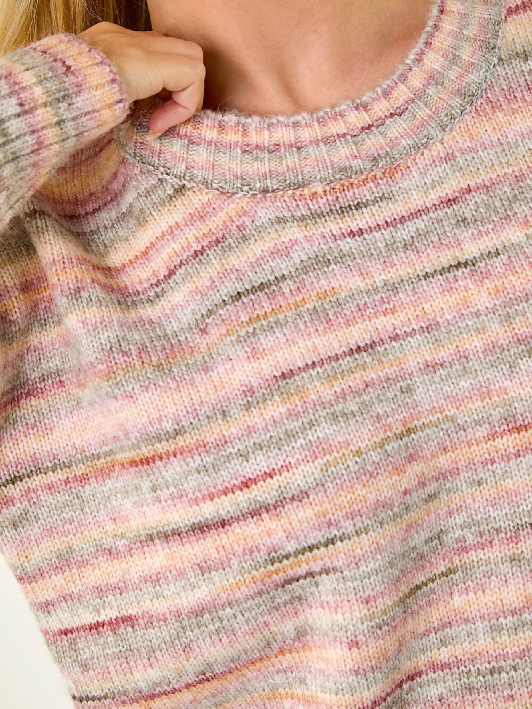 Buy Roman Light Pink Petite Space Dye Knit Jumper from Next USA