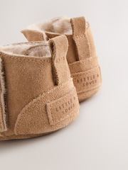 Tan Brown Suede Baby Pull-On Boots (0-24mths) - Image 4 of 5