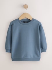 Göy/Qəhvəyi - Plain Sweat Tops 3 Pack (3mths-7yrs) - 7şəkildən 4 şəkil