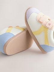Multi Pastel Baby Touch Fastening Trainers (0-24mths) - Image 5 of 5