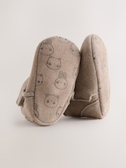Mink Brown Suede Baby Pull-On Boots (0-24mths) - Image 3 of 5