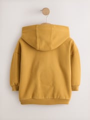 Yellow Soft Touch Zip Through Hoodie (3mths-7yrs) - Image 2 of 4