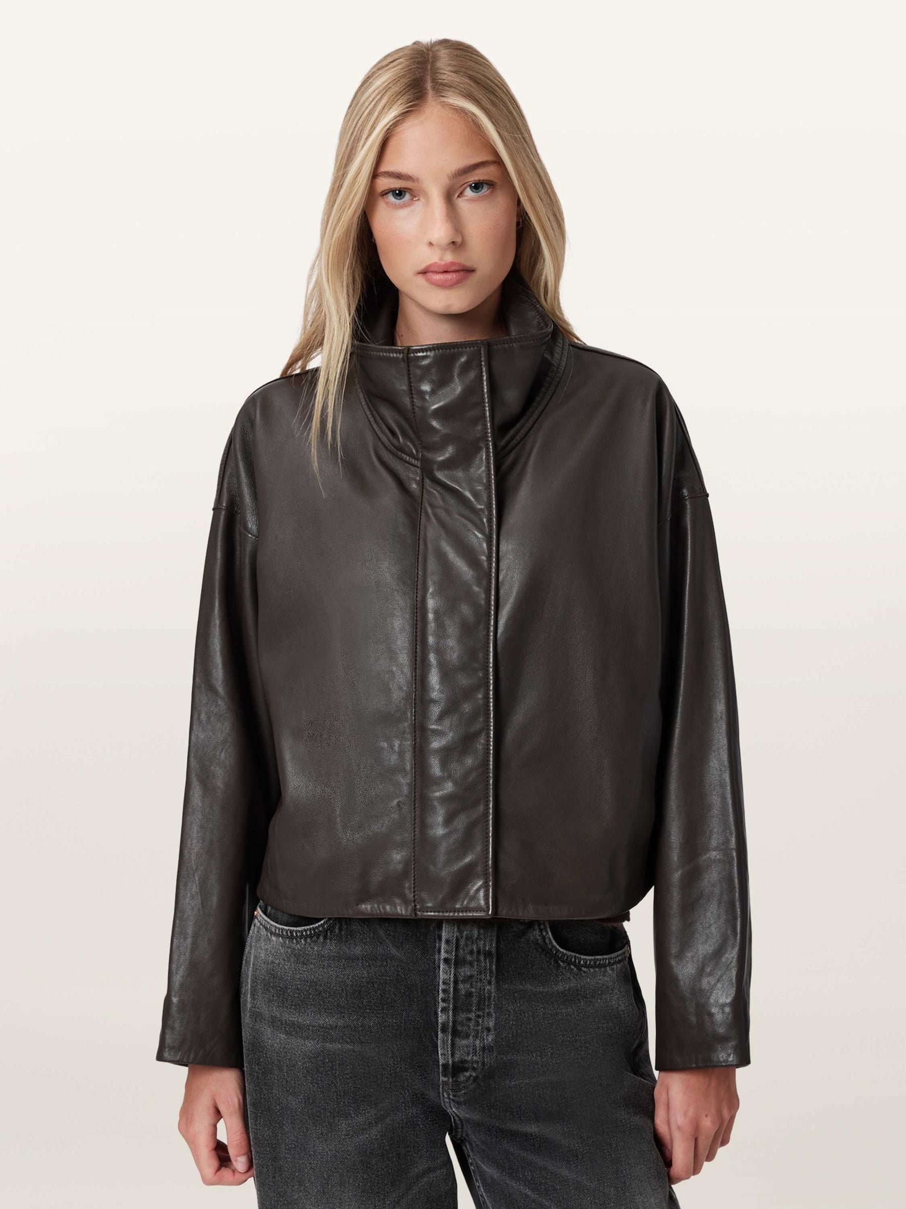 Buy AllSaints Brown Ryder Jacket from Next USA