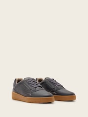 AllSaints Grey Regan Low Top Trainers - Image 2 of 4