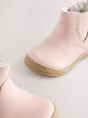 Pink Leather First Walker Chelsea Boots - Image 4 of 5