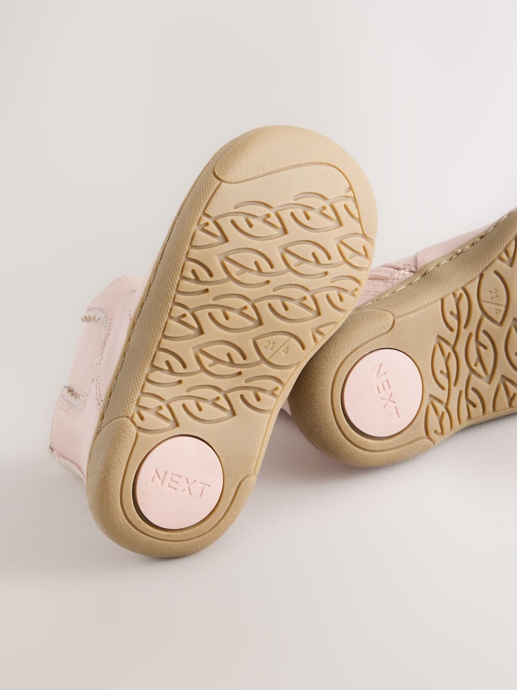 Pink Leather First Walker Chelsea Boots - Image 5 of 5 Pink Leather First Walker Chelsea Boots - Image 5 of 5