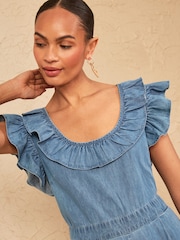 Love & Roses Playsuit With Frill Edge Detail - Bild 2 von 4