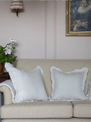 Ellenvale Interiors Cream Hallie Ruffle Cushion Cover - Image 6 of 6