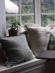 Ellenvale Interiors Sage Hallie Ruffle Cushion Cover - Image 3 of 5
