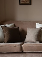 Ellenvale Interiors Dark Brown Emma Velvet Cushion Cover - Image 2 of 4