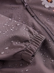 Mauve Waterproof Printed Puddlesuit (3mths-7yrs) - Image 8 of 8