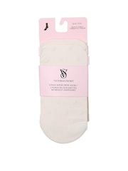 Victoria's Secret Soft Ivory White 2 Pack Sheer Socks - Image 1 of 2