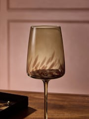 Set of 2 Confetti Crystal Wine Glasses - Attēls 3 no 4