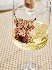 Set of 4 Natural Hamish Wine Glasses - Image 2 of 3