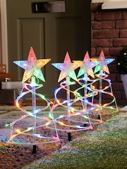 Festive Set of 4 Spiral Pathfinder Christmas Trees - Image 1 of 1