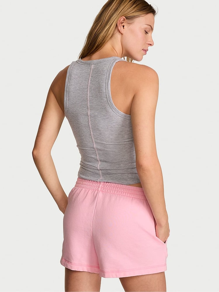 Victoria's Secret Washed Victoria Pink Terry Shorts - Image 2 of 2