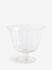 Clear Tulip Shape Glass Trifle Bowl - Image 1 of 1