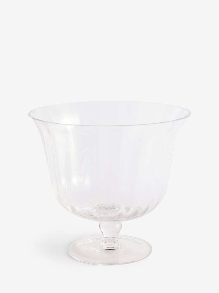 Clear Tulip Shape Glass Trifle Bowl - Image 1 of 1