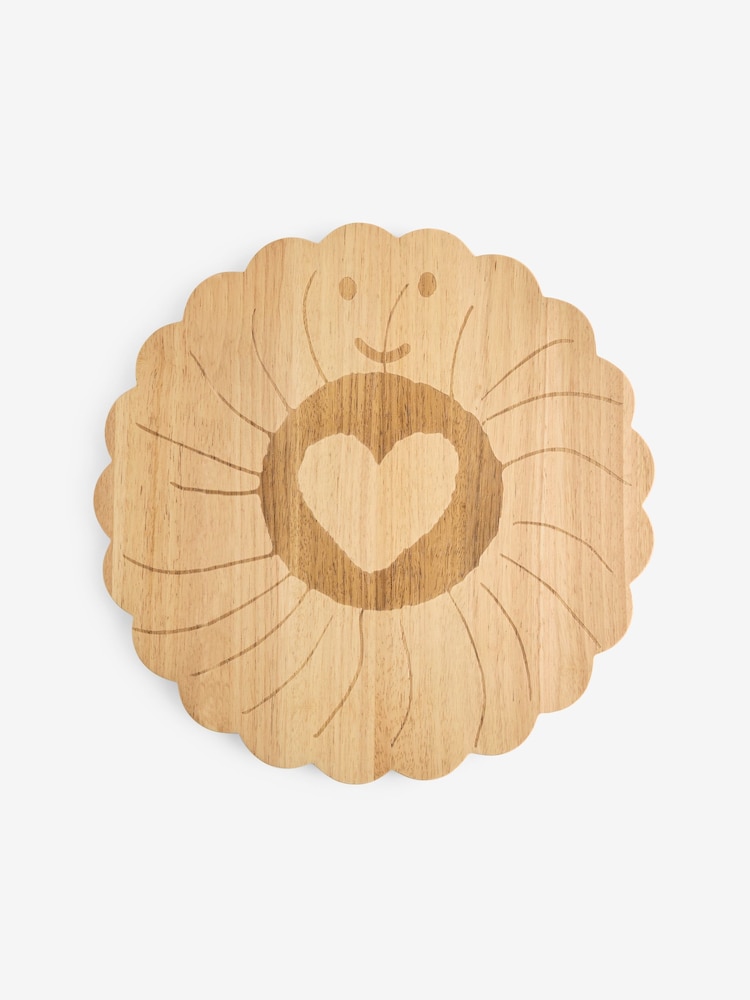 Natural Wood Jammy Heart Biscuit Serving Board - Image 4 of 4 Natural Wood Jammy Heart Biscuit Serving Board - Image 4 of 4
