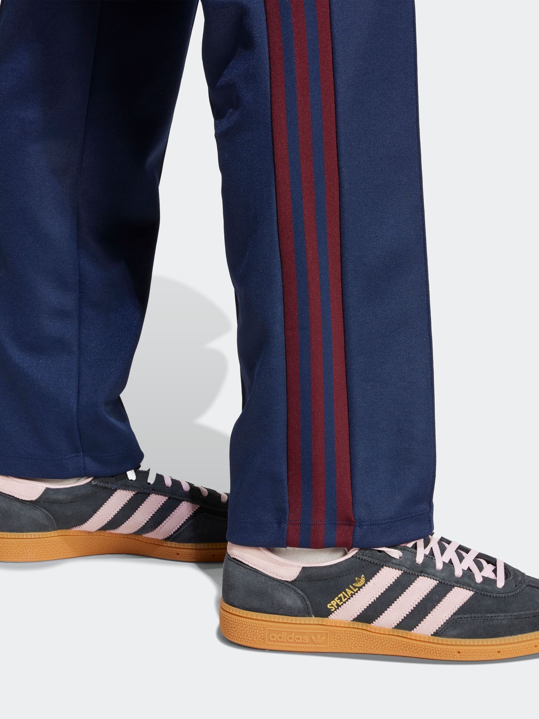 Buy adidas Originals Navy/Red Plique Trackpant Trousers from Next USA