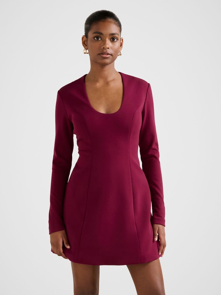 Forever New Purple Ruby Petite Long Sleeves Mini Dress - Image 1 of 5