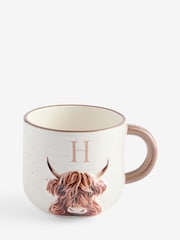 Natural Hamish The Highland Cow Alphabet Mug - Image 12 of 22