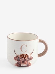 Natural Hamish The Highland Cow Alphabet Mug - Image 14 of 22