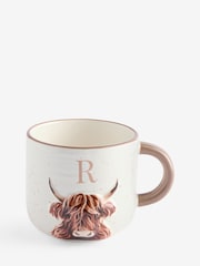 Natural Hamish The Highland Cow Alphabet Mug - Image 16 of 22