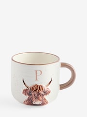 Natural Hamish The Highland Cow Alphabet Mug - Image 22 of 22