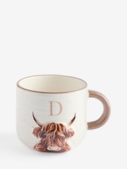 Natural Hamish The Highland Cow Alphabet Mug - Image 3 of 22