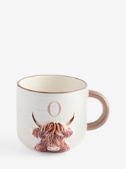 Natural Hamish The Highland Cow Alphabet Mug - Image 6 of 22