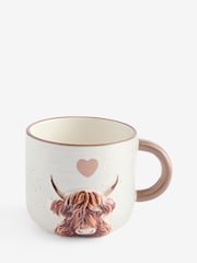 Natural Hamish The Highland Cow Alphabet Mug - Image 7 of 22