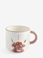 Natural Hamish The Highland Cow Alphabet Mug - Image 8 of 22