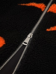 McLaren Black/Papaya Orange Racing Speedmark Fleece Jacket Unisex-Fit - 8 paveikslėlis iš 9