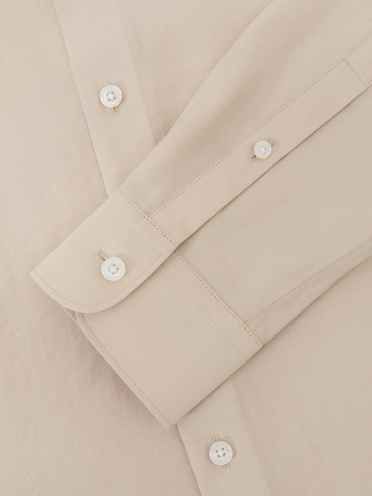 Reiss Stone Oscar Modal-Blend Regular-Fit Shirt - Image 7 of 7 Reiss Stone Oscar Modal-Blend Regular-Fit Shirt - Image 7 of 7