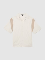 Reiss Oatmeal Fortuna Shirt - Image 2 of 7