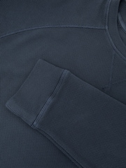 Airforce أزرق - Reiss Drift Cotton-Piqué Garment-Dyed Sweatshirt - صورة 7 من 7