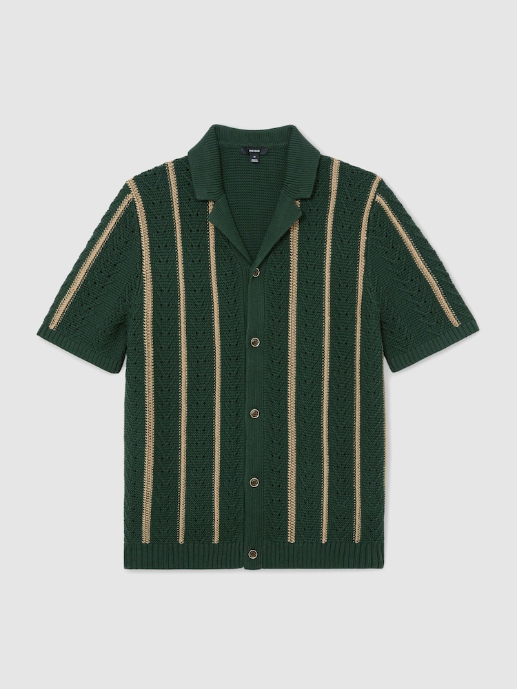 Reiss Forest Green Ellingham Shirt - Image 2 of 7