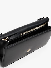 Tommy Hilfiger Black Heritage Monogram Plaque Clutch - Image 5 of 6