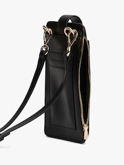 Tommy Hilfiger Black Hilfiger Icon Monogram Phone Pouch - Image 3 of 4