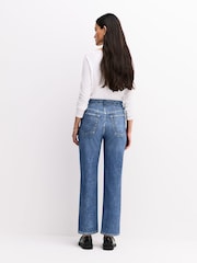 Rag & Bone Blue Miramar Ponte Harlow Mid Rise Jeans - Image 2 of 7