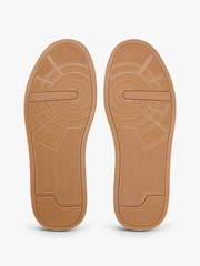 Tommy Hilfiger Natural Logo Court Trainers With Leather - Image 6 of 6