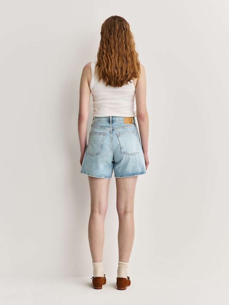 Rag & Bone Blue Kaia Shorts - Image 2 of 6