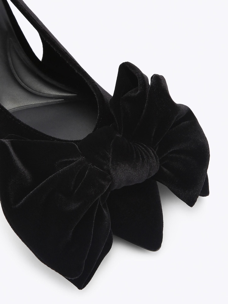 KG Kurt Geiger Black Sophia Flat Pumps - Image 4 of 4 KG Kurt Geiger Black Sophia Flat Pumps - Image 4 of 4